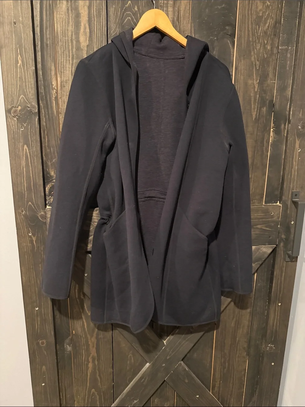 lululemon athletica gray and black  Open-Front Blazer Jacket reversible